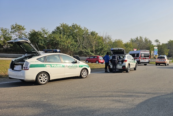 Gallarate incidente moto schuster