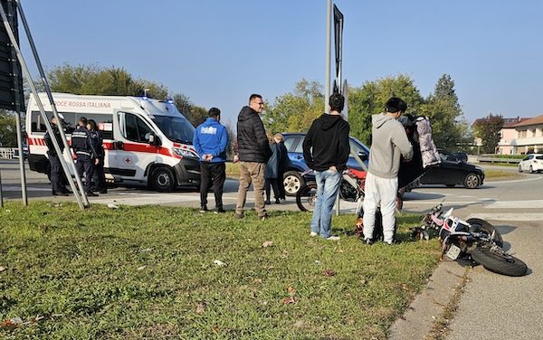 Gallarate incidente moto schuster