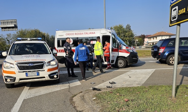 Gallarate incidente moto schuster