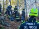 Ranco biker caduto torrente