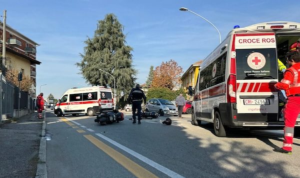 Gallarate incidente moto varesina