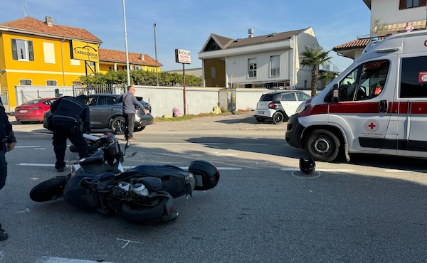 Gallarate incidente moto varesina
