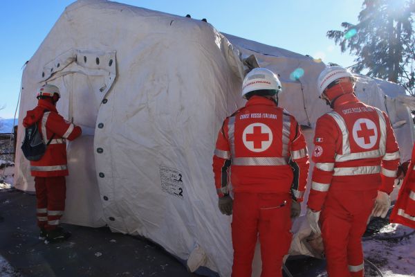 croce rossa esercitazione campo dei fiori