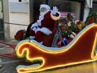 babbo natale slitta