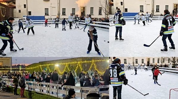 somma hockey pista ghiaccio
