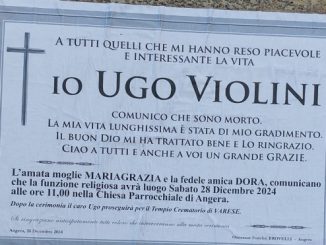 angera necrologio ugo violini