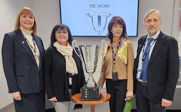 Malpensa American Airlines customer cup