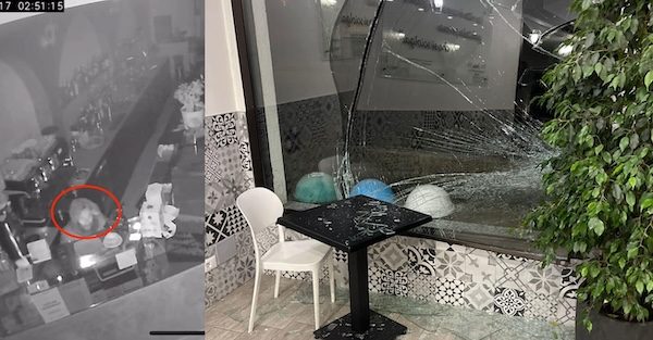 Samarate furto gelateria portici
