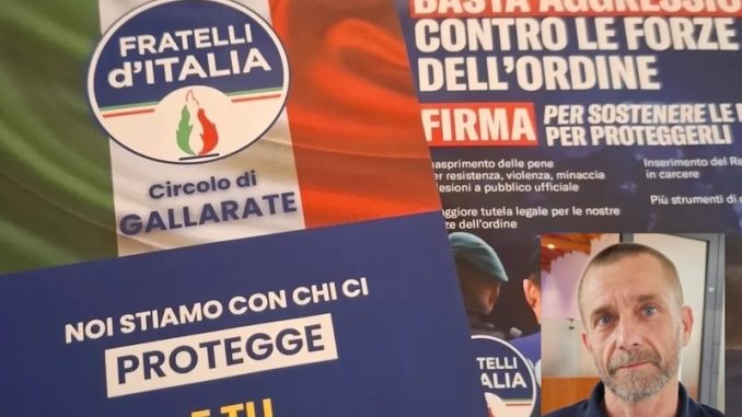 Gallarate sicurezza fratelli italia