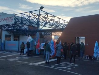 Vergiate leonardo sciopero metalmeccanici