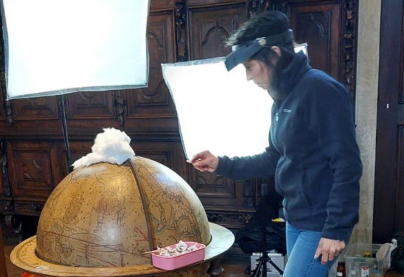 castiglione restaurati mappamondi