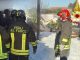 villacortese incendio box vigilidelfuoco