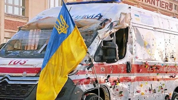 Varese ucraina guerra ambulanze