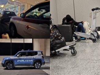 Malpensa allontanati senzatetto polizia