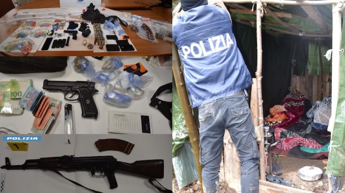 malnate spaccio boschi arresti