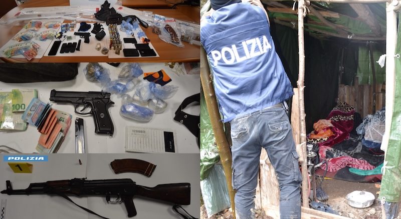 malnate spaccio boschi arresti