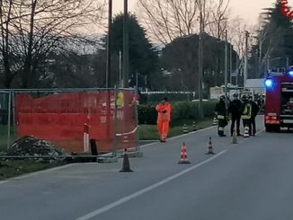 casorate fuga gas strada chiusa