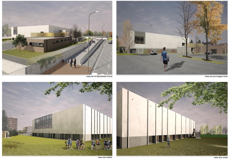 gallarate palazzetto sport progetto