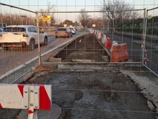 cantiere viaNovara Legnano lavori