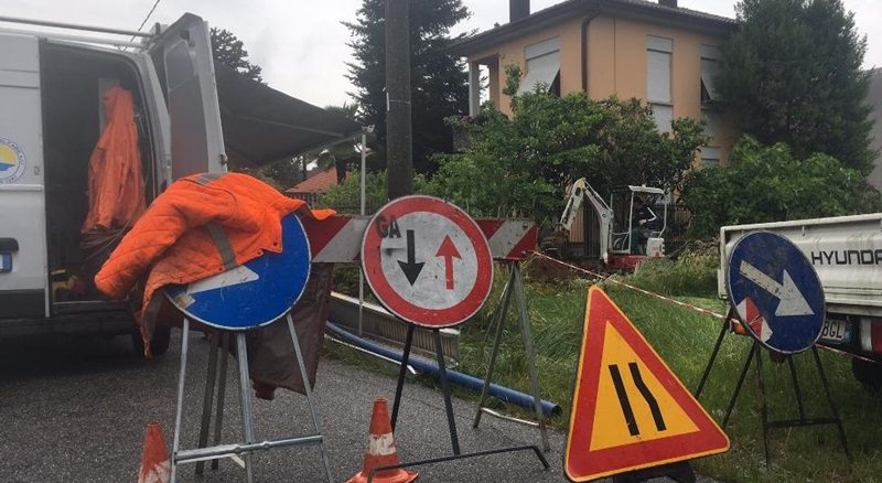 cantieri lavori strade cartelli