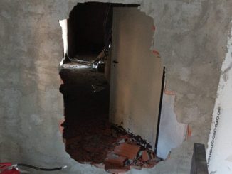 vandali ospedale cuasso cantiere