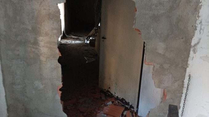 vandali ospedale cuasso cantiere