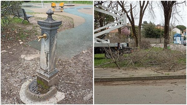 sanvittoreolona vandali fontanella parco
