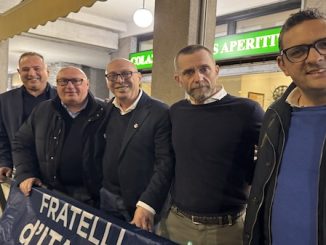 Da sinistra a destra: Marco Colombo, Salvatore Marino, Ergin Mehmet, Marco Colombo (Gallarate) e Francesco Attolini