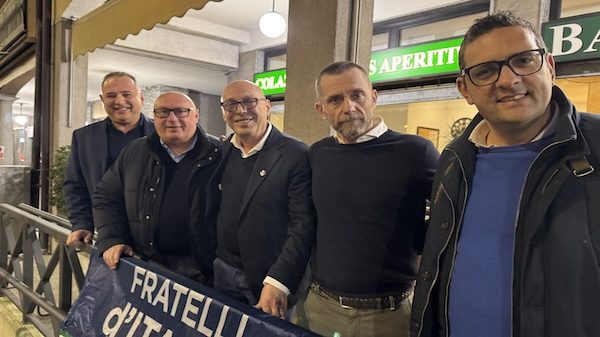 Da sinistra a destra: Marco Colombo, Salvatore Marino, Ergin Mehmet, Marco Colombo (Gallarate) e Francesco Attolini