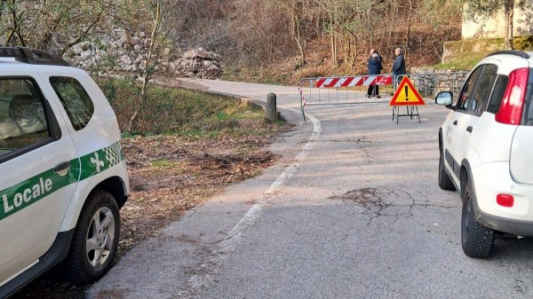 cugliate frana chiusa strada