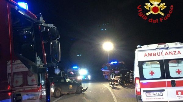 scontro auto fagnano olona