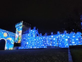 Somma lombardo illuminazione castello