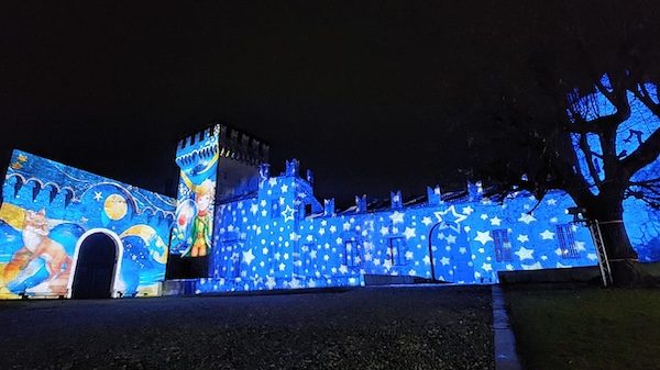 Somma lombardo illuminazione castello
