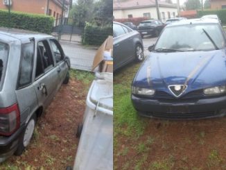 Gallarate auto rimosse polizia locale