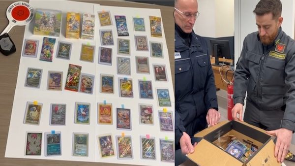 Dogana sequestro carte Pokemon
