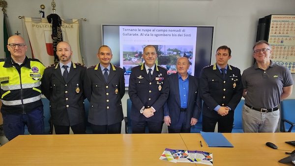 Gallarate polizia locale Giannini