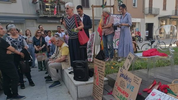 legnano presidio violenza omicidio