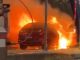 Auto fiamme casello