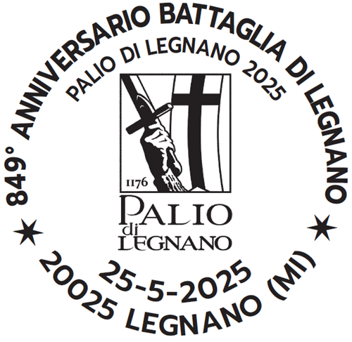 legnano palio annullo filatelico