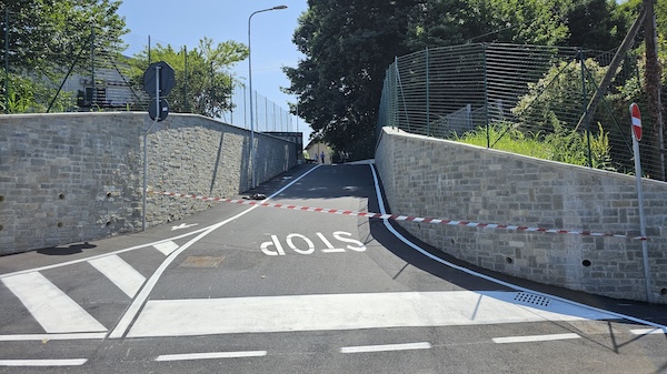 Gallarate inaugurazione strada crenna