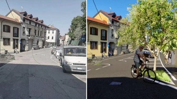 casorate centro ciclopedonali parcheggi