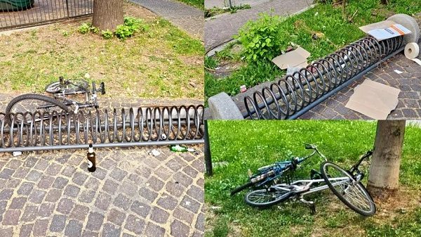 gallarate bici bottiglie somma ordinanza