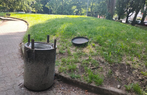 legnano vandali parco centro