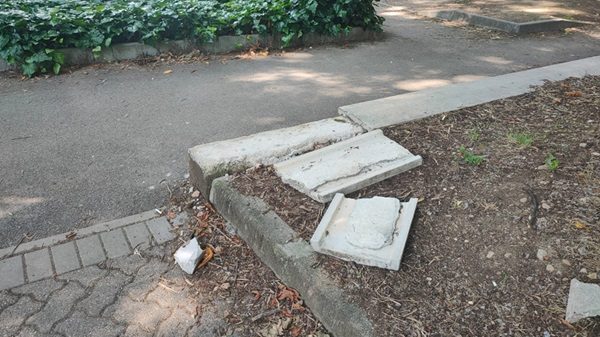 legnano vandali parco centro