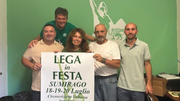 Sumirago festa lega Salvini