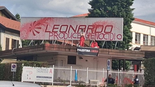 sesto leonardo blitz palestina