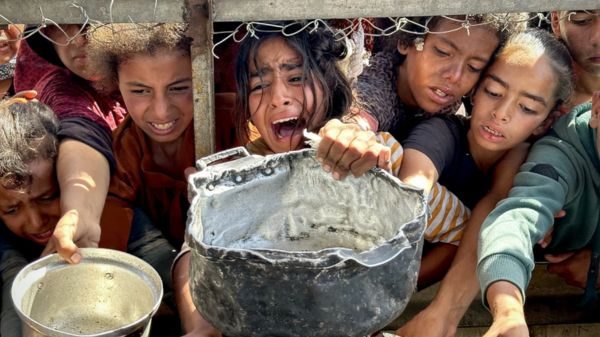 gaza bambini fame