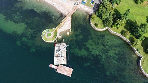 laveno allagamenti spiaggia cerro
