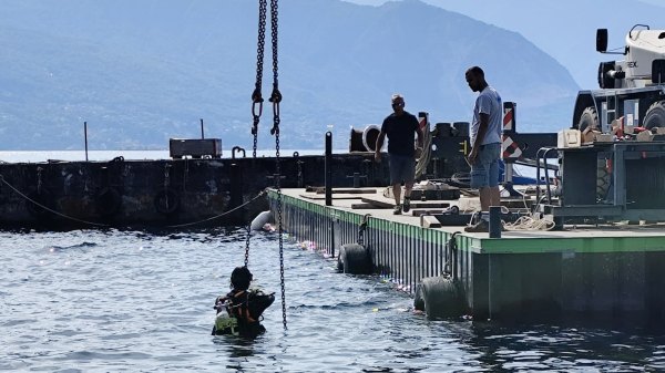 laveno allagamenti spiaggia cerro
