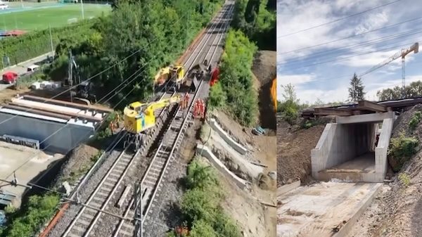 Gallarate nuovo tunnel ciclopedonale
